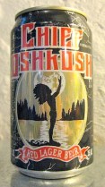 Chief Oshkosh Red Lager Can Front